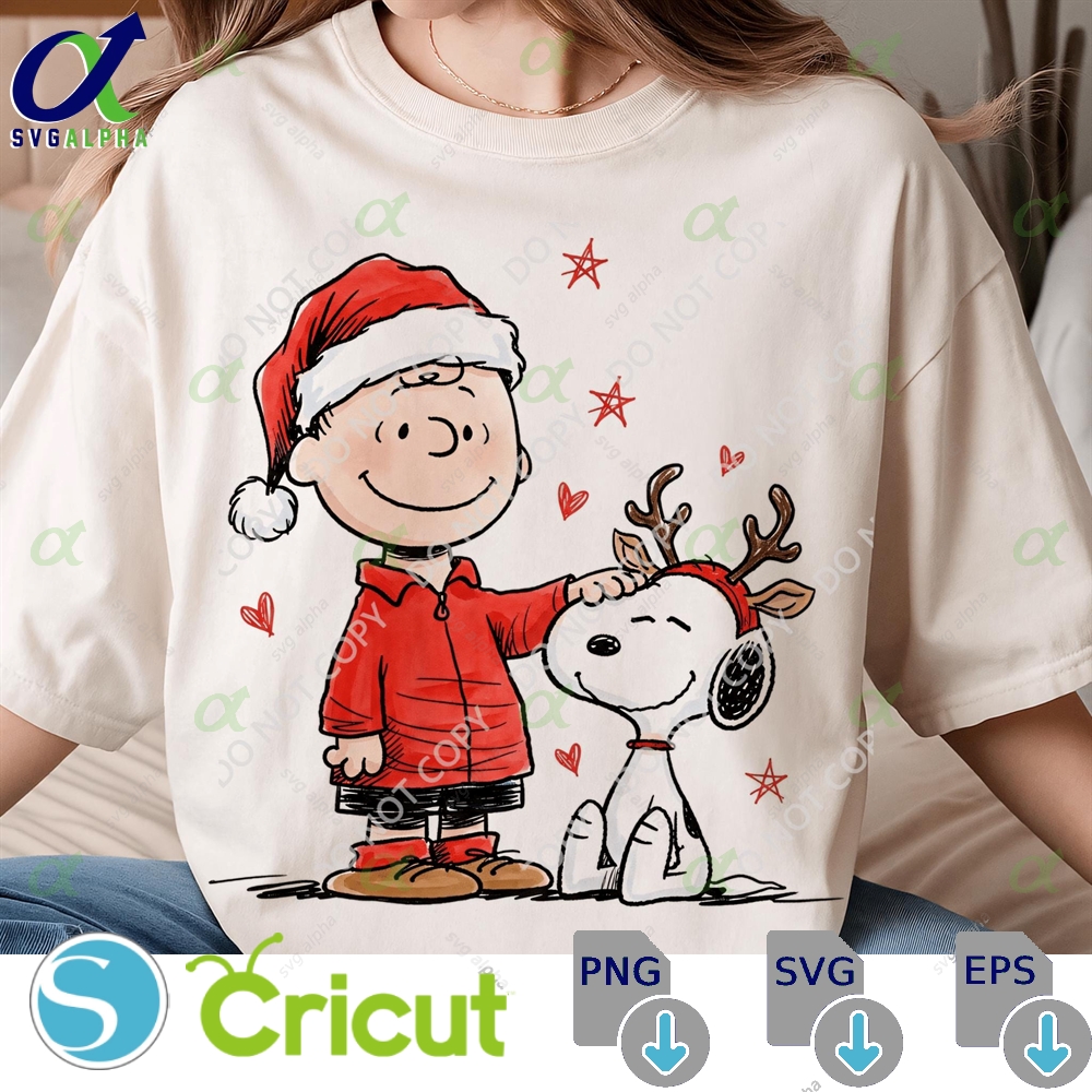 Christmas Cartoon And Friend Png Cute Dog Png Christmas Cartoon Dog Png